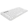 Image de Pebble Keys 2 K380s clavier sans fil Bluetooth multidispositif - Blanc