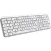 Image de MX Keys S Clavier Sans Fil Rechargeable USB C, Silencieux, Plat, Retroeclaire - Gris pale