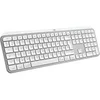 Image de MX Keys S for Mac, clavier sans fil, fluide, saisie precise, touches programmables, retroeclaire, Bluetooth rechargeable USB-C - Gris pale