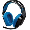 Image de G535 Lightspeed, leger, micro avec fonction de desactivation du son Flip-up, 33 heures d''autonomie, compatible avec PS5, PS4, PC, USB-C - Noir/Bleu