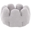 Image de Coussin pour chat et petits chiens en peluche gris