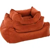 Image de Panier pour chien : Celeste rectangulaire Cognac