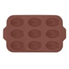 Image de Moule pour 9 madeleines en silicone platine Vintage Maroon 37x23x2cm