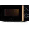 Image de Four micro-ondes DOMO DO2820 - 20L - 700W - Minuterie 35mn - Fonction décongélation - L44 x P35,8 x H 25,8 cm - Noir finition bois