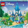 Image de LEGO Disney Princess: Le Château de Cendrillon et du Prince Charmant, Jouet dès 5 Ans(43206)