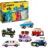 Image de LEGO 11036 Classic Les Véhicules Créatifs, Maquette de Voiture, Véhicule de Police, Camion et Autres