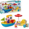 Image de LEGO DUPLO 10432 Le Voyage en Bateau de Peppa Pig - Set de Jeu de Bain pour Tout-petits