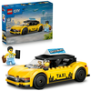 Image de LEGO City Yellow Taxi Model Car Kit with 2 Minifigures 60487