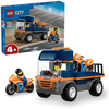 Image de LEGO City Motorcycle Transporter Toy and 2 Minifigures 60491
