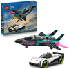 Image de LEGO City Jet vs. Car Toy Cars and Jet Toy Playset 60489