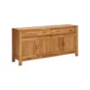 Image de Buffet chêne massif 4 portes 4 tiroirs Luminescence Bois