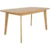 Image de Table à manger rectangulaire extensible 6 à 8 personnes Agatha Bois