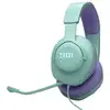 Image de Casque JBL Quantum 100M2 filaire Jack 3,5 mm Gaming Micro amovible cyan