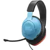 Image de Casque JBL Quantum 100N filaire Jack 3.5 mm gaming micro détachable bleu rouge
