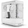 Image de Boîtier PC Gaming Hyte Y40 blanc, ATX, verre panoramique 2 pièces, support graphique vertical, 2 ventilateurs 120 mm