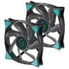 Image de Ventilateur supplémentaire Iceberg Thermal IceGALE 140mm 1600RPM PWM double pack silencieux