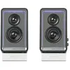 Image de QR65 NOIR - Haut-parleur actif (70 W), design avec effets lumineux RVB, 3 ports de charge rapide USB TurboGaN et sortie caisson de basses, noir