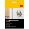 Image de Pack de 5 feuilles de papier photo magnétique 10 x 15 690g Blanc
