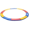 Image de HOMCOM Coussin de protection pour trampoline de remplacement Ø 244 cm résistant aux rayons UV, anti déchirure multicolore
