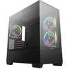 Image de gaming CG380 3 moyen tour noir ARGB avec panneau latéral en verre transparent