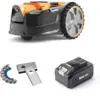 Image de Kit d'alimentation LawnMaster DM16-400 Plus | Tondeuse robotisée MX 24 V « Drop and Mow »   Avec batterie et lames de rechange