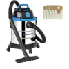Image de Kit de sacs en acier inoxydable Vacmaster 20 PTO | Aspirateur eau et poussière   avec 5 sacs à poussière de rechange