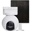 Image de Pack connectée HB8 Pro 4K Extérieur Blanc + Panneau solaire 5W