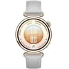 Image de Watch GT 7 41 mm Bluetooth acier inoxydable doré avec bracelet en cuir composite Gris
