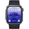 Image de Watch D3 Bluetooth Gris avec bracelet caoutchouc souple Noir