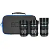 Image de SIRUI Sniper Serie F1.2 APS-C Format Autofokus-Objektiv-Set - Black / 23+33+56 / X