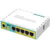 Image de Routeur Ethernet WAN 10/100 Mbps PoE Mikrotik hEX Lite compact blanc