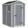 Image de Abri de jardin 2,5 m² KETER Manor 46S, 192 x 130 x 198 cm - Abri résistant aux intempéries, Gris