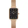 Image de Montre Femme DANIEL WELLINGTON QUADRO en Acier Rose