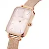Image de Montre Femme DANIEL WELLINGTON QUADRO en Acier Rose