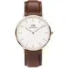 Image de Montre Homme DANIEL WELLINGTON CLASSIC en Cuir Marron