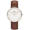 Image de Montre Homme DANIEL WELLINGTON CLASSIC en Cuir Marron