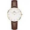 Image de Montre Femme DANIEL WELLINGTON CLASSIC en Cuir Marron