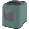 Image de ROTHO - Maison toilette pour chat 51 x 39 x 40 cm - Bac a litiere - Vert de Gui
