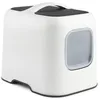 Image de ROTHO - Maison toilette pour chat 51 x 39 x 40 cm - Bac a litiere - Blanc de Gui