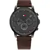 Image de Montre Homme TOMMY HILFIGER JAMESON en Cuir Véritable de Veau Marron Etanche