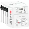 Image de Adaptateur 150 pays+ sortie USB + sortie Type C 65 watts + câble high speed charging 160 cm