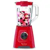 Image de Moulinex LM420510 blender 2 L Mélangeur de table 550 W Rouge, Transparent