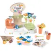 Image de Jeux de construction set marchande aux fleurs Smoby 38,5x28,4x12,5 cm