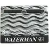 Image de Remplissage de stylo Waterman S0110850 Noir Plume stylographe 8 pièces