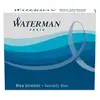 Image de Recharge Waterman S0110950 Bleu 6 unités pour stylo plume