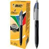 Image de Bic Grip Pro 4 Couleurs Boîte de 12 Stylos Rétractables Corps Gris Foncé