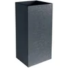 Image de Jardinière EDA Graphit 31L 39,5x39,5x80cm Polipropylène Gris Antracite
