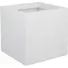 Image de Bac à Fleurs EDA Graphit Up 21 L Blanc Cerusé 30x30x30 cm Plastique Mate Anti-UV