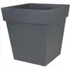 Image de Maceta EDA Toscane 50 cm Gris Anthracite 87 L Mat Anti-UV