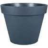 Image de Jardinière EDA Toscane Ø59 H47 cm 76L Bleu Jean Résistante UV et Gel